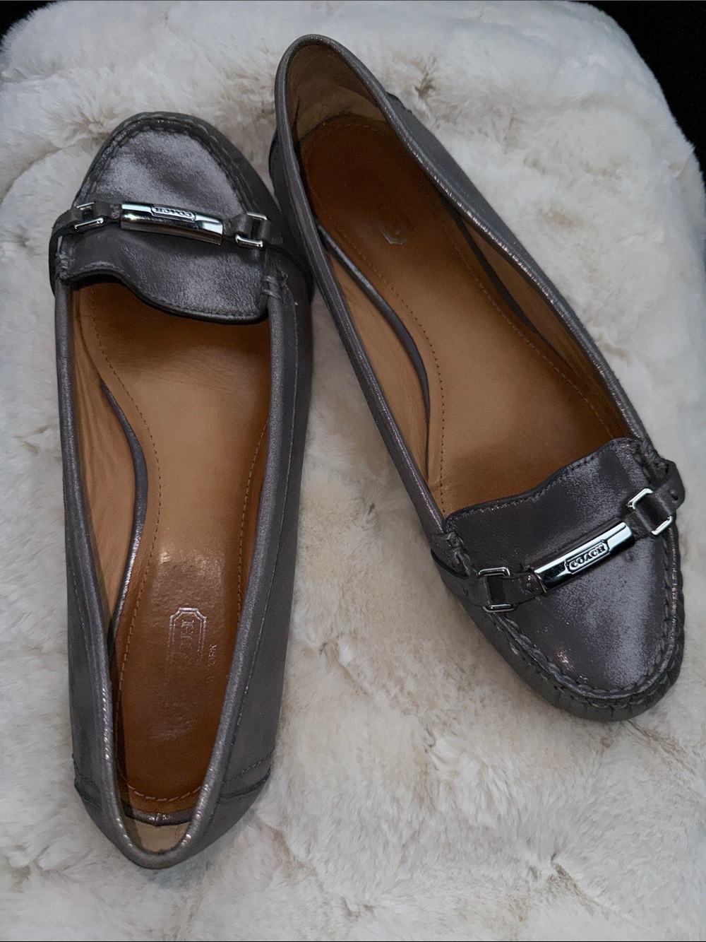 Coach Berdina Loafer Gunmetal Grey vintage 2010